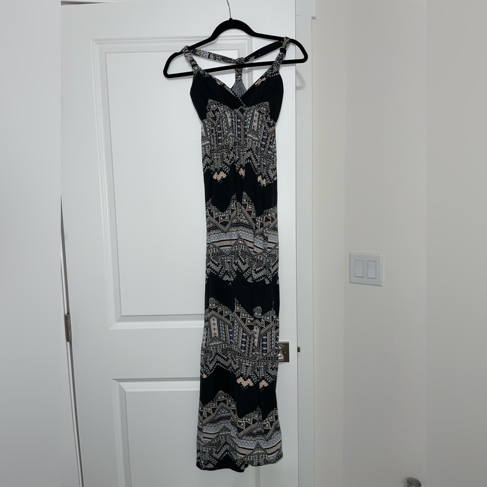 Printed long dress
